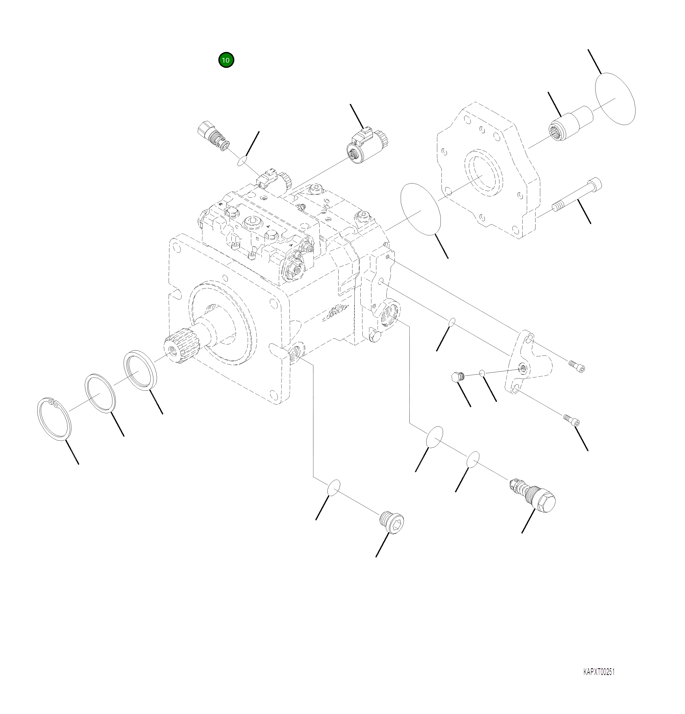 Вал 4A1-60-26370 Komatsu
