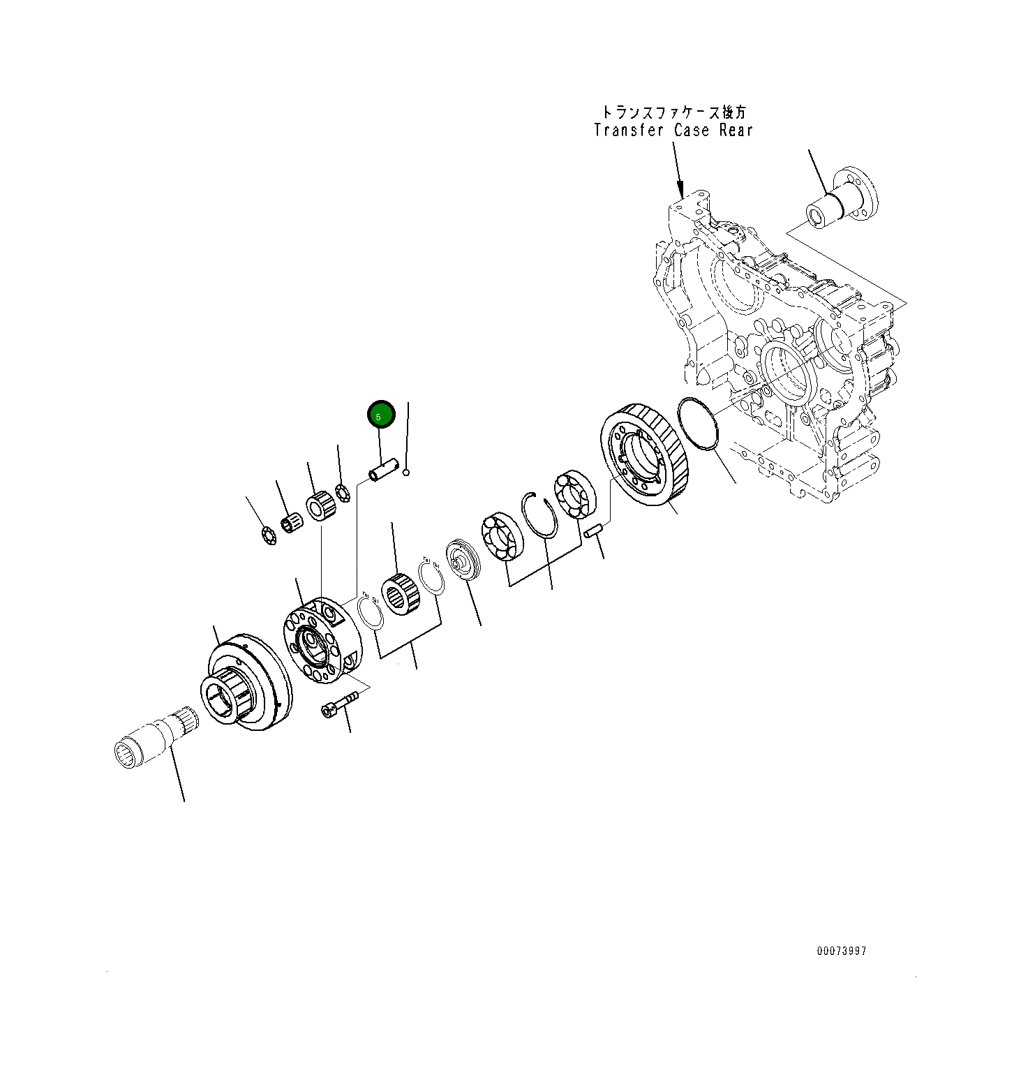 Вал 419-17-32511 Komatsu