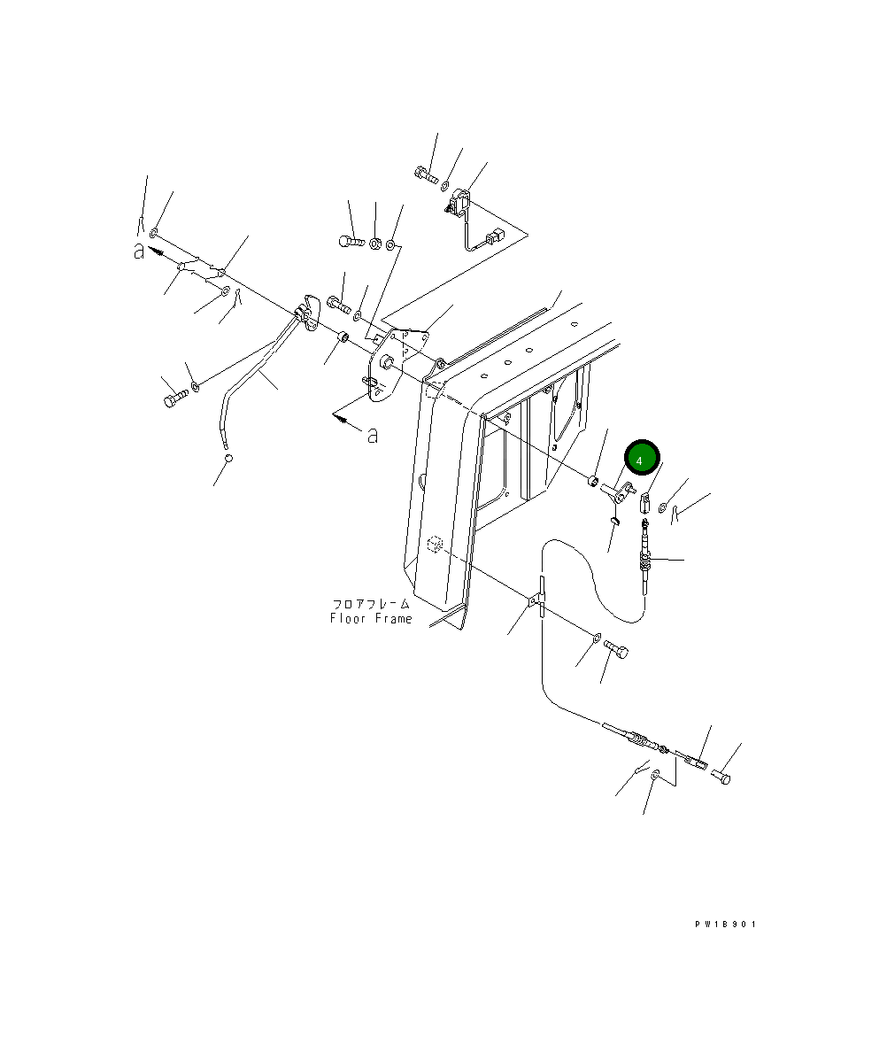 Вал 195-43-65130 Komatsu
