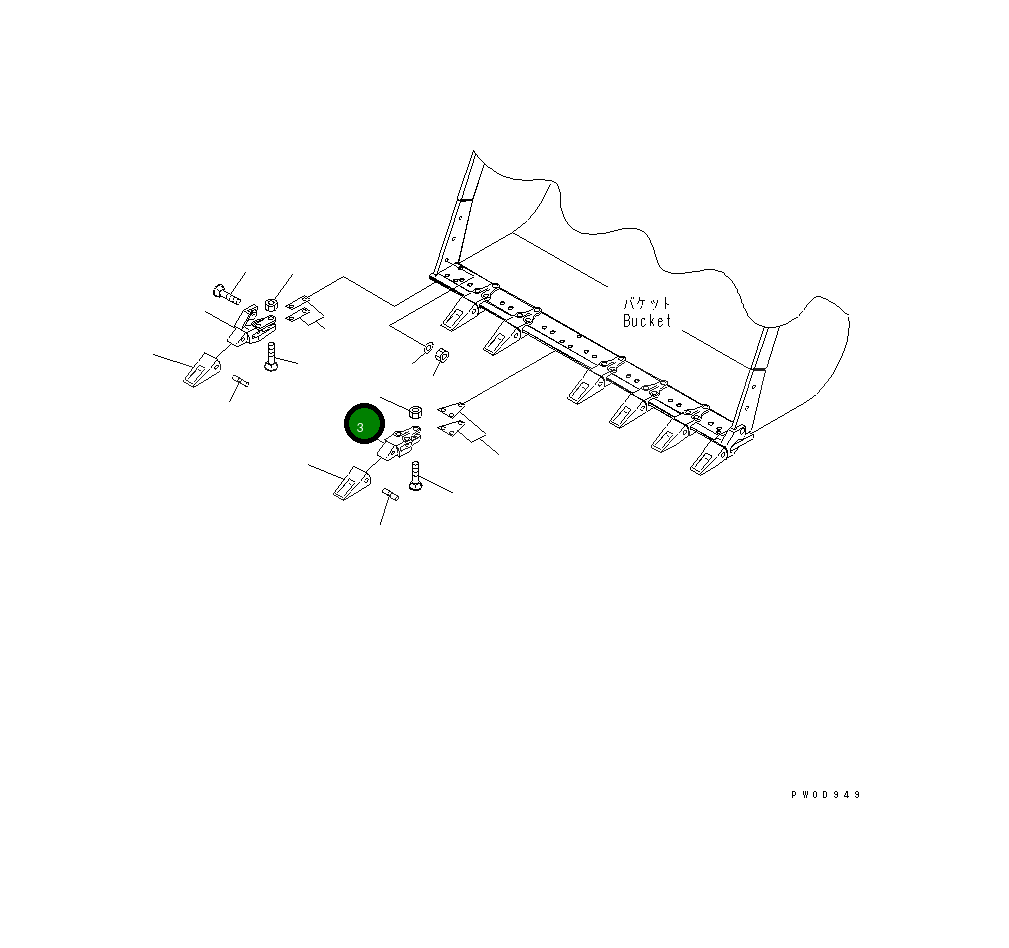 Адаптер 423-847-1111 Komatsu