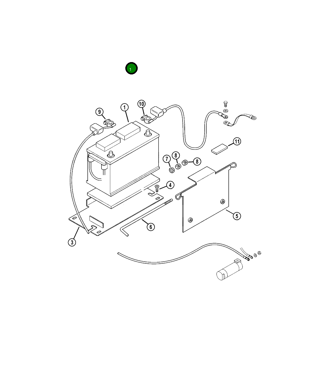Аккумулятор 37C-06-A1110 Komatsu