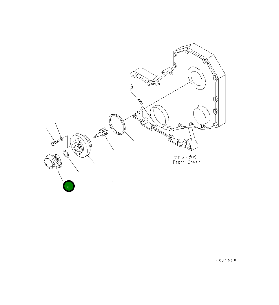 Адаптер 6735-21-3450 Komatsu