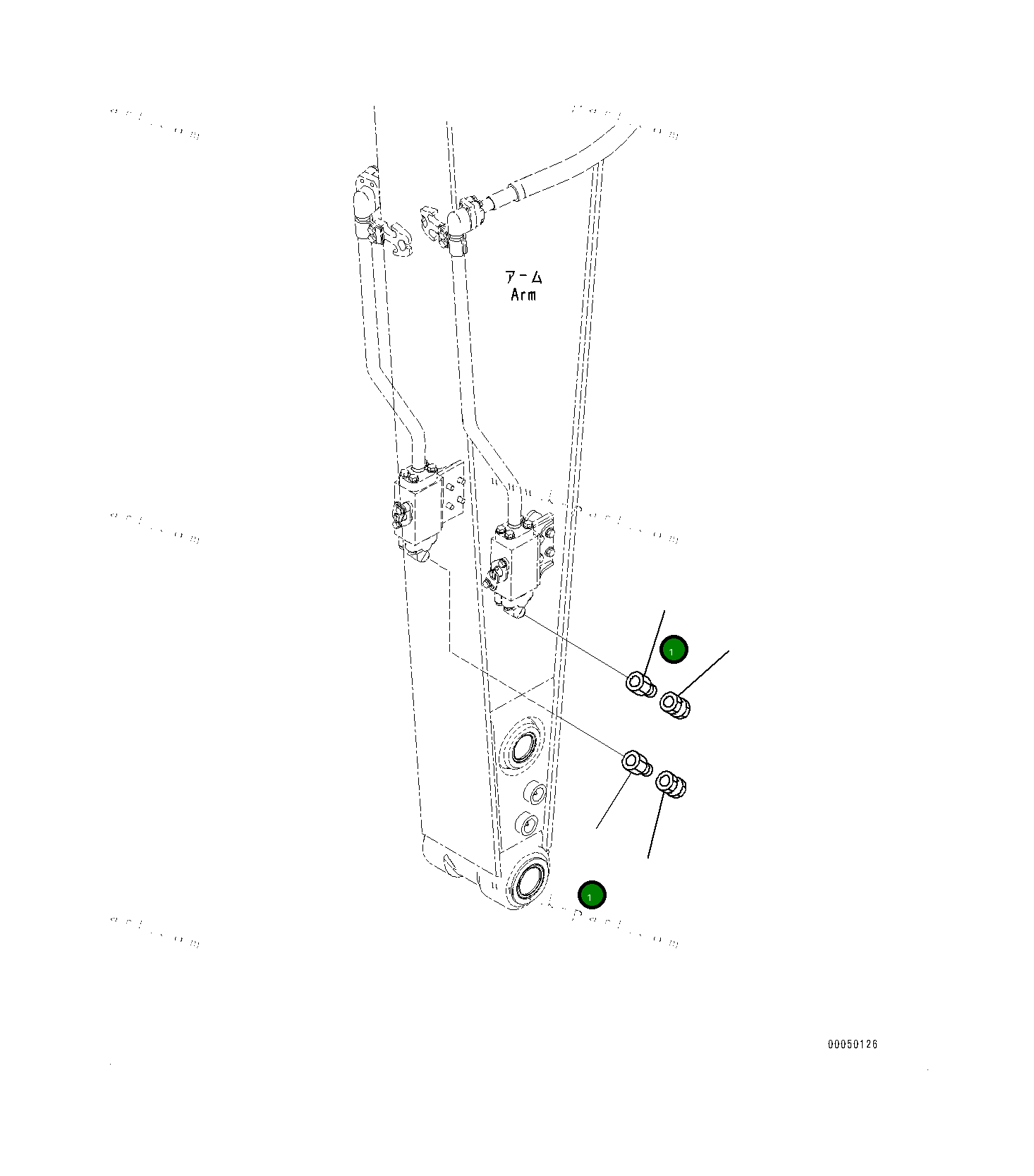 Адаптер 20Y9707140 Komatsu