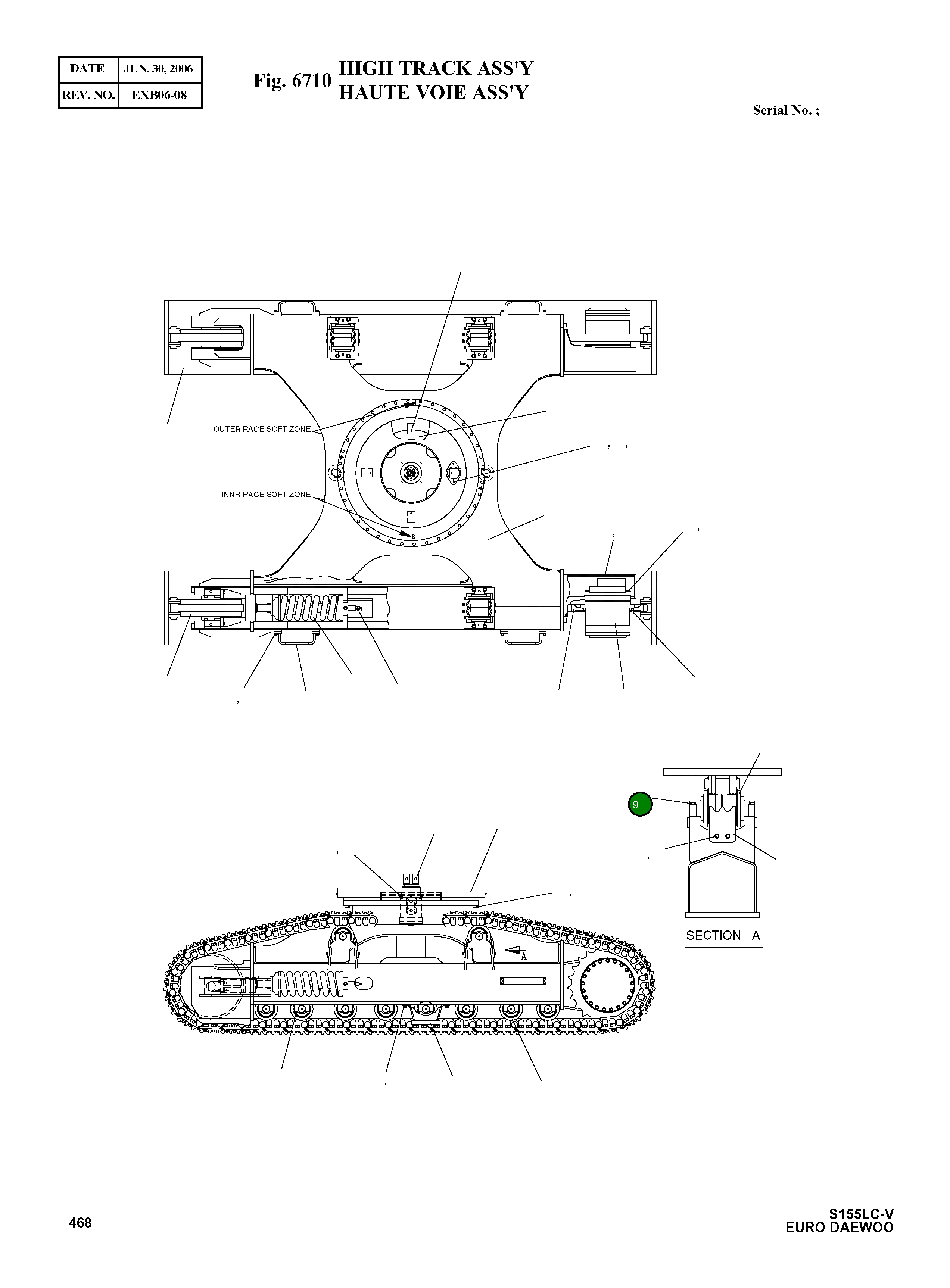 Болт (M16x1.5x80) S0765866 Komatsu