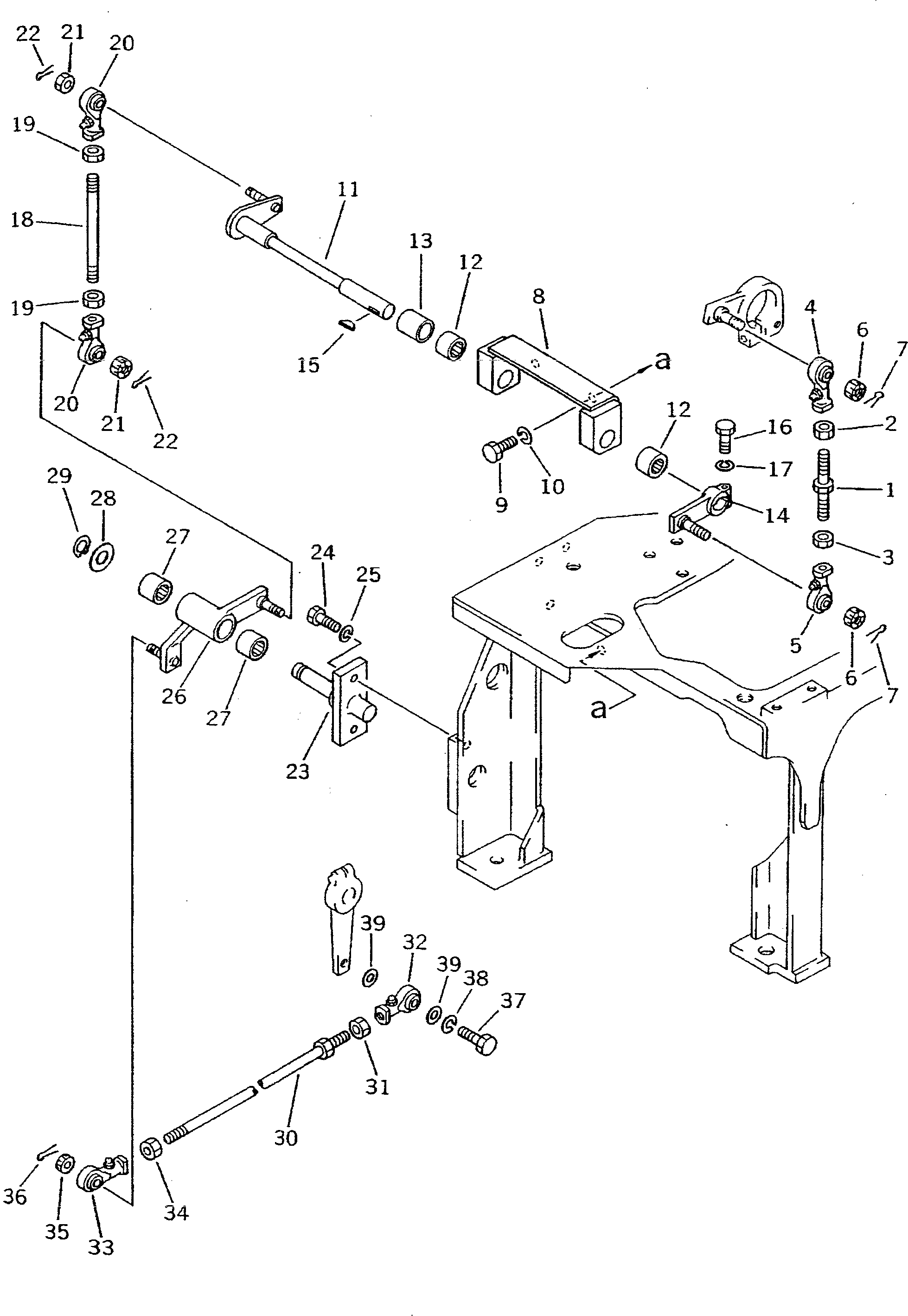 Вал 175-61-13663 Komatsu