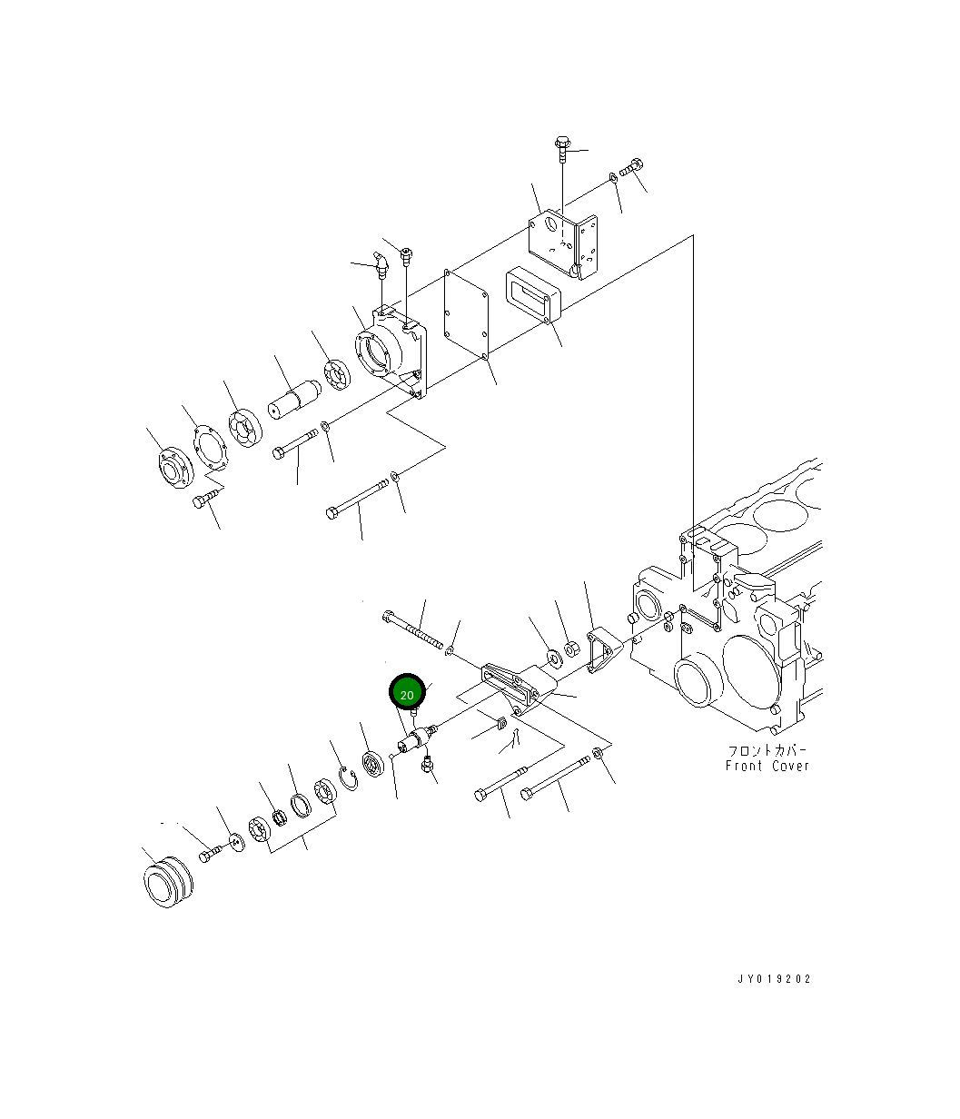 Вал 6211-62-4731 Komatsu