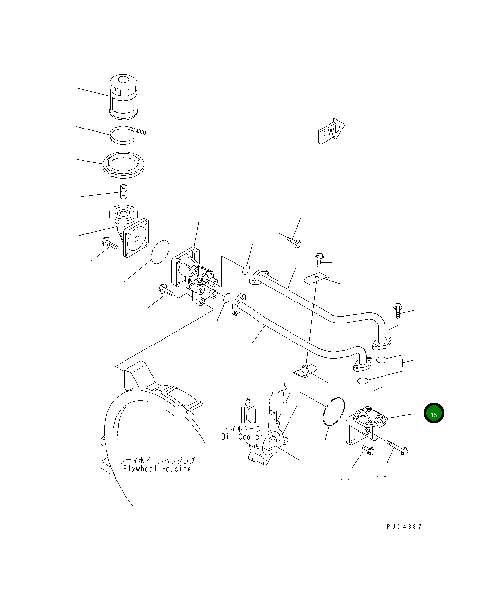 Адаптер 6204-51-5410 Komatsu