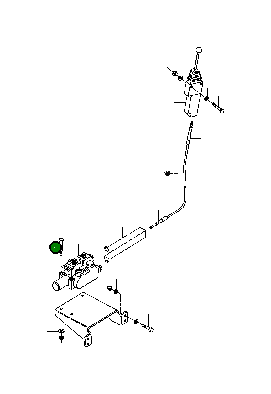 Болт - 5/16-18 NC X 3 IN 25 236 R1 Komatsu
