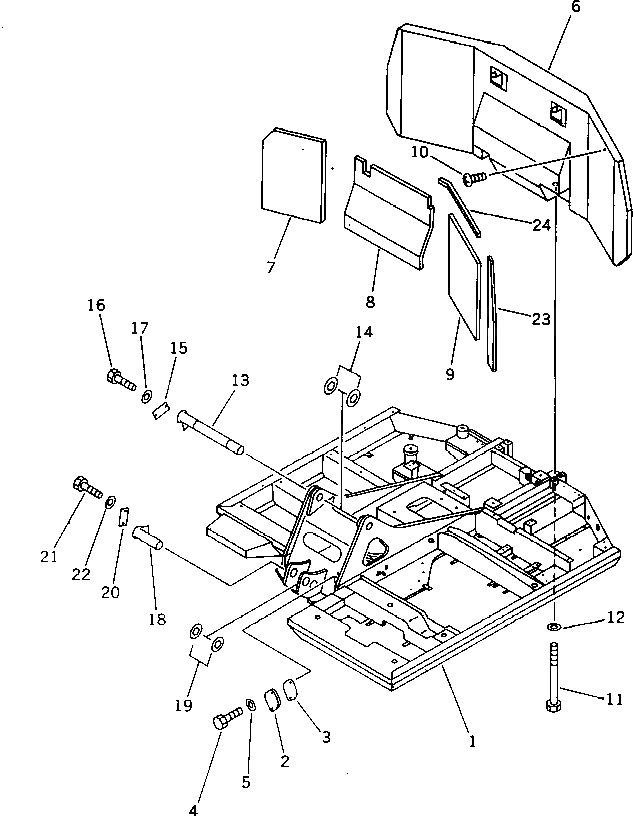 Вал 201-70-61210 Komatsu