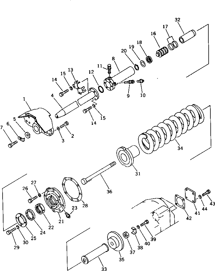 Вал 154-30-44230 Komatsu