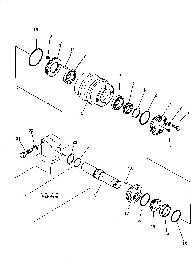 Вал 207-30-15131 Komatsu