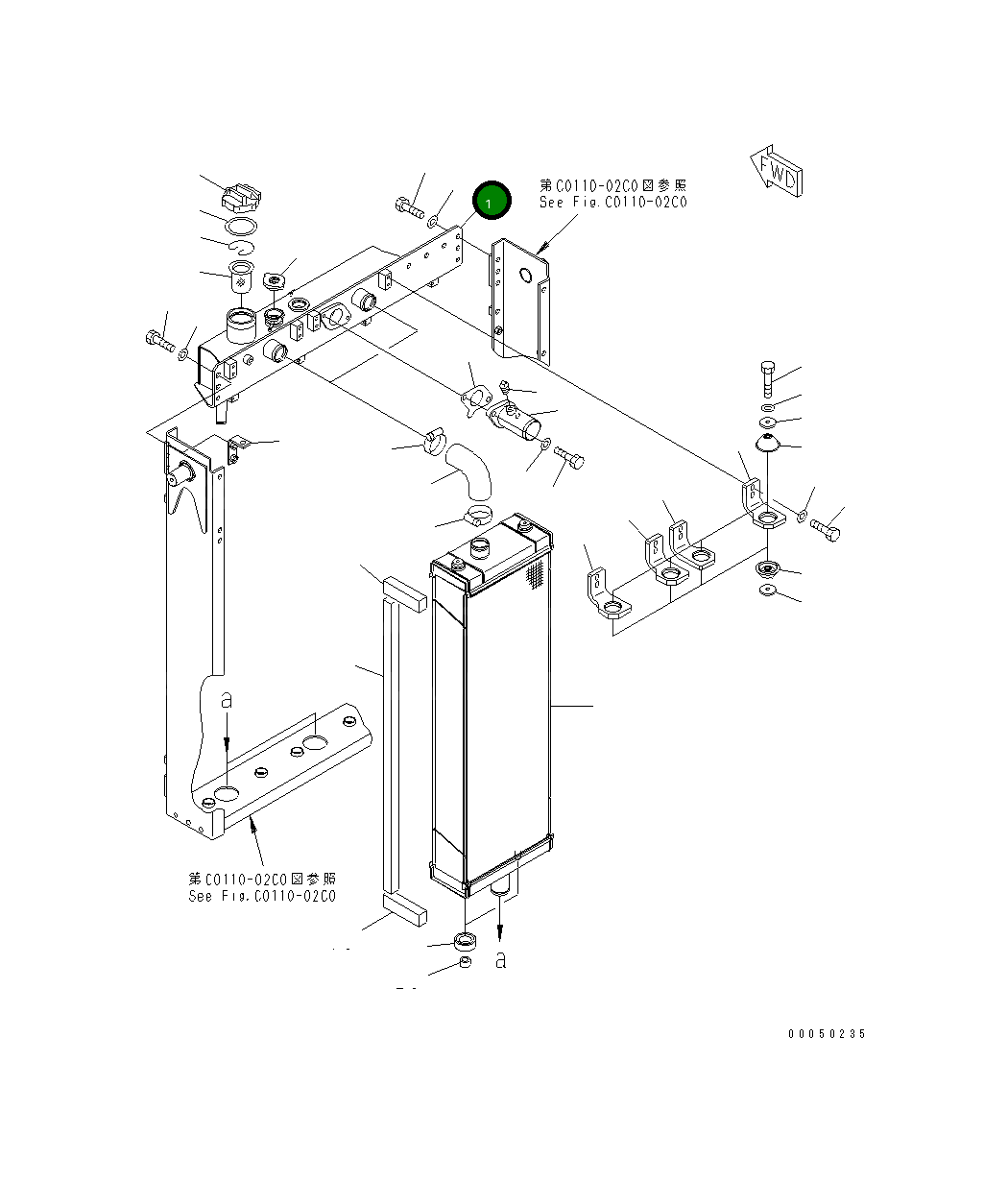 Бак 154-03-75351 Komatsu