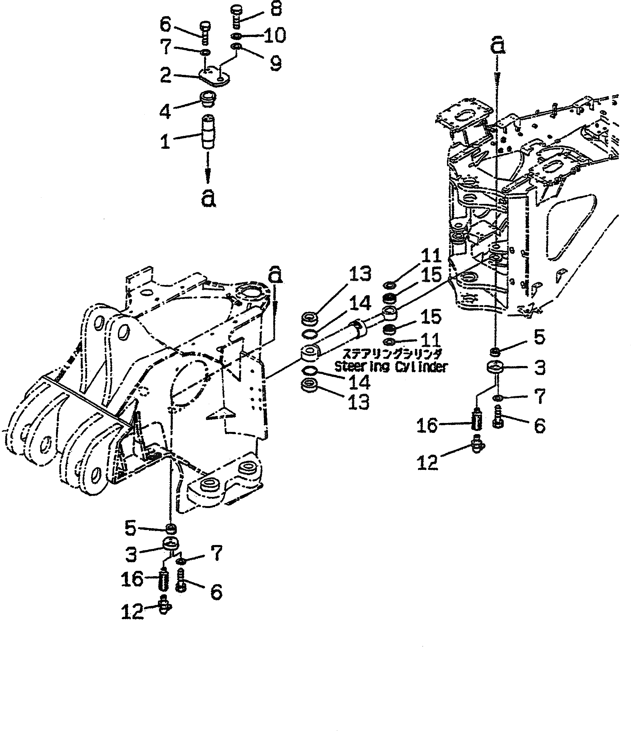 Вал 427-46-12410 Komatsu