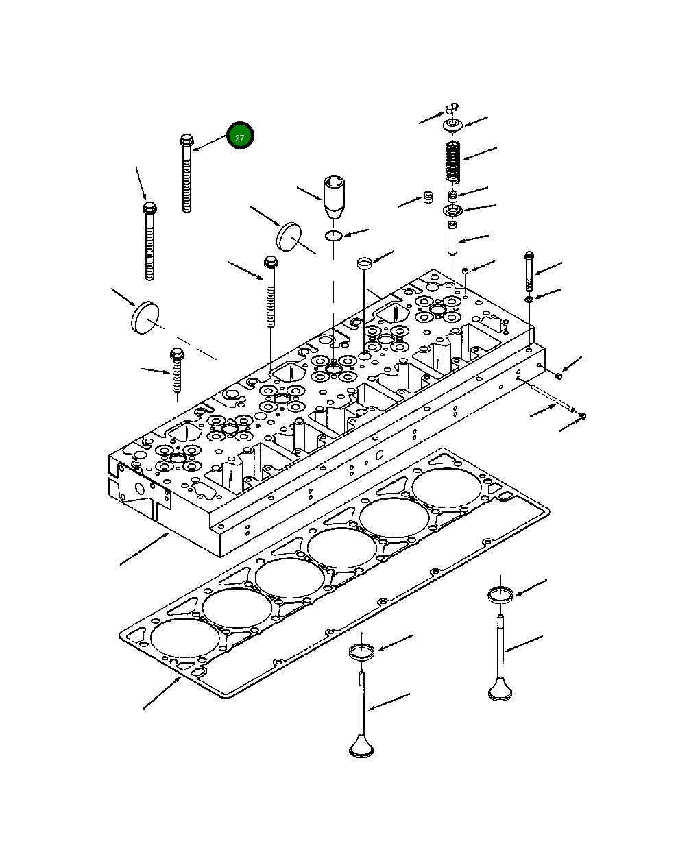 Болт (M10x1.50x75) 1246 440 H3 Komatsu