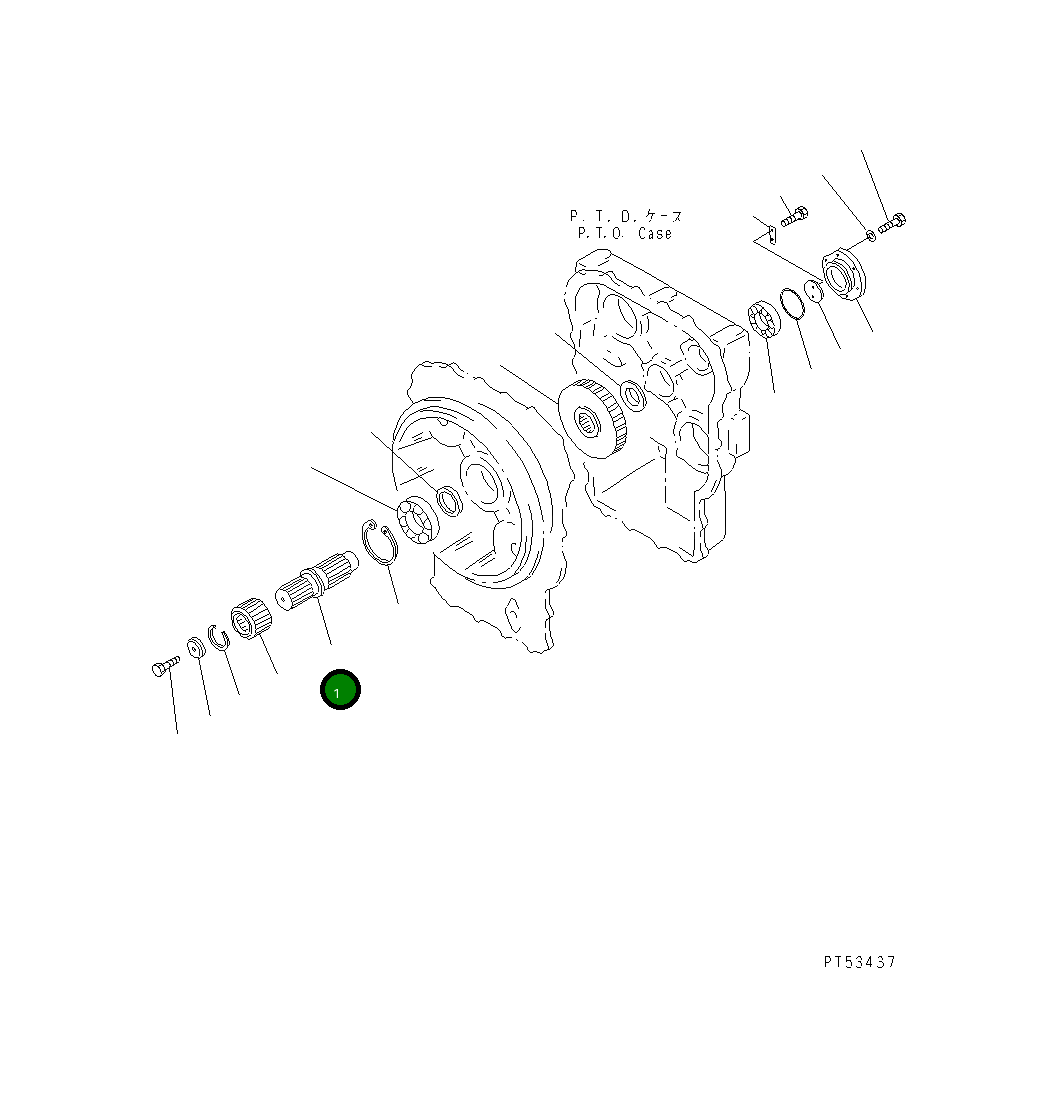 Вал 26C-19-11210 Komatsu