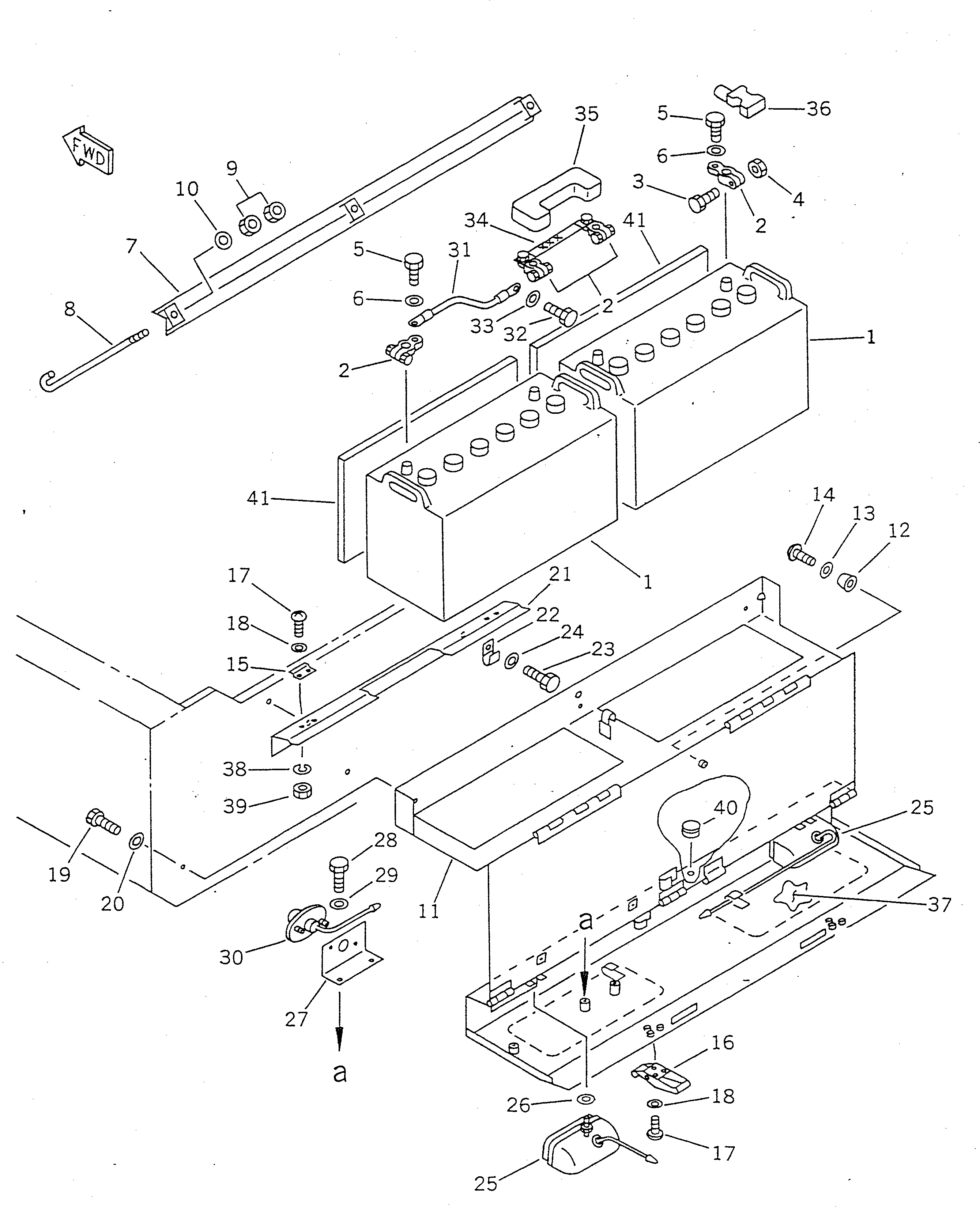 Провод 417-06-12111 Komatsu