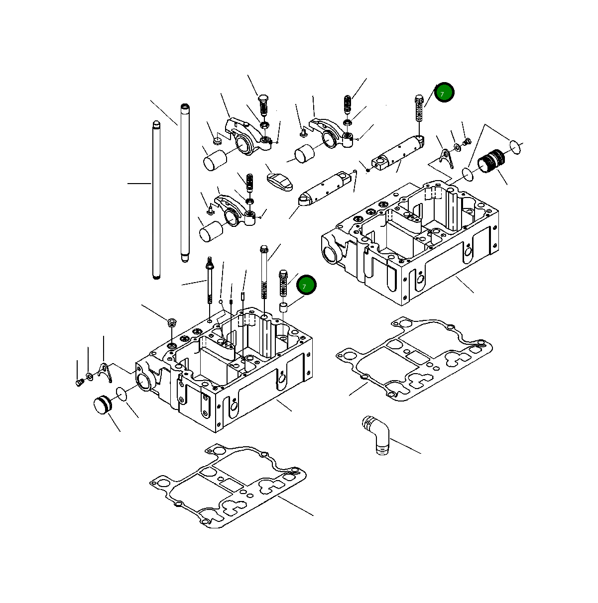 Болт (9/16 - 12x2 1/4 INCH) 1307 481 H1 Komatsu