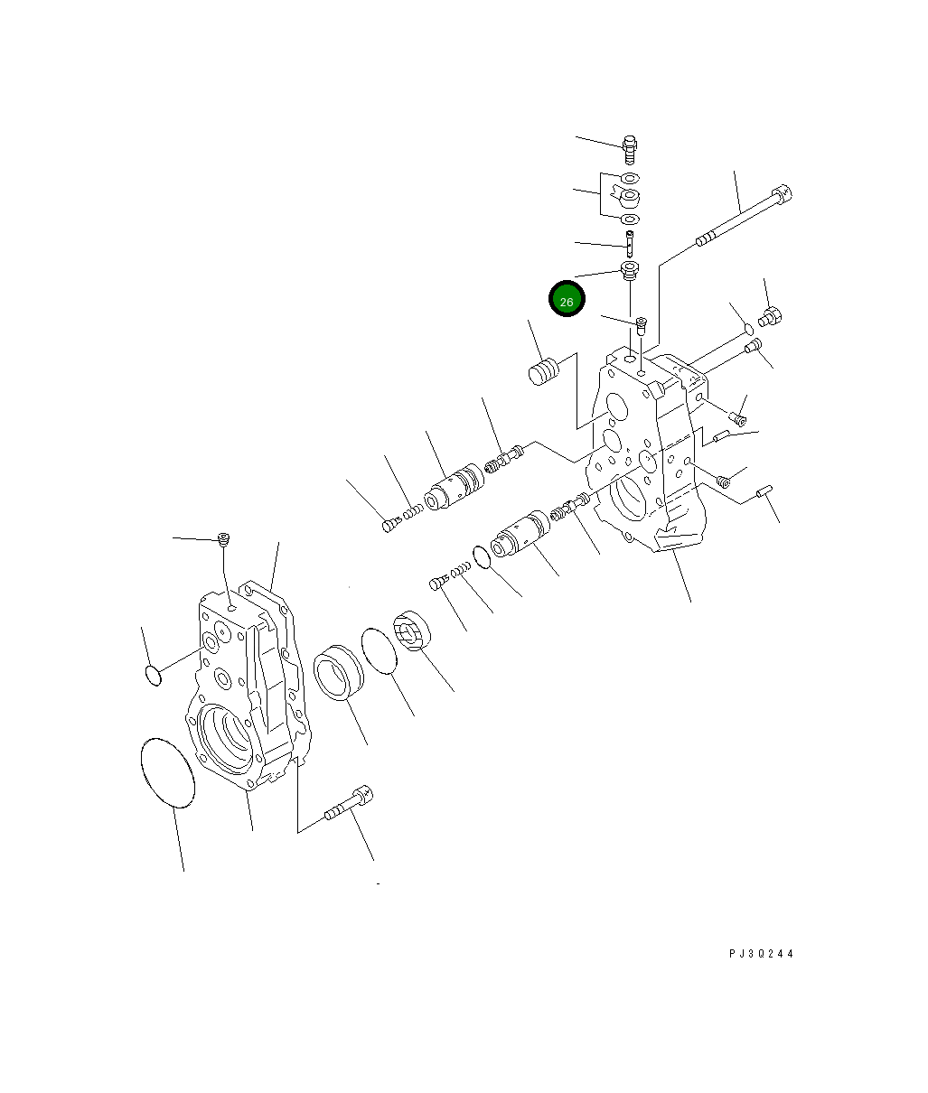 Адаптер 6557-91-1210 Komatsu
