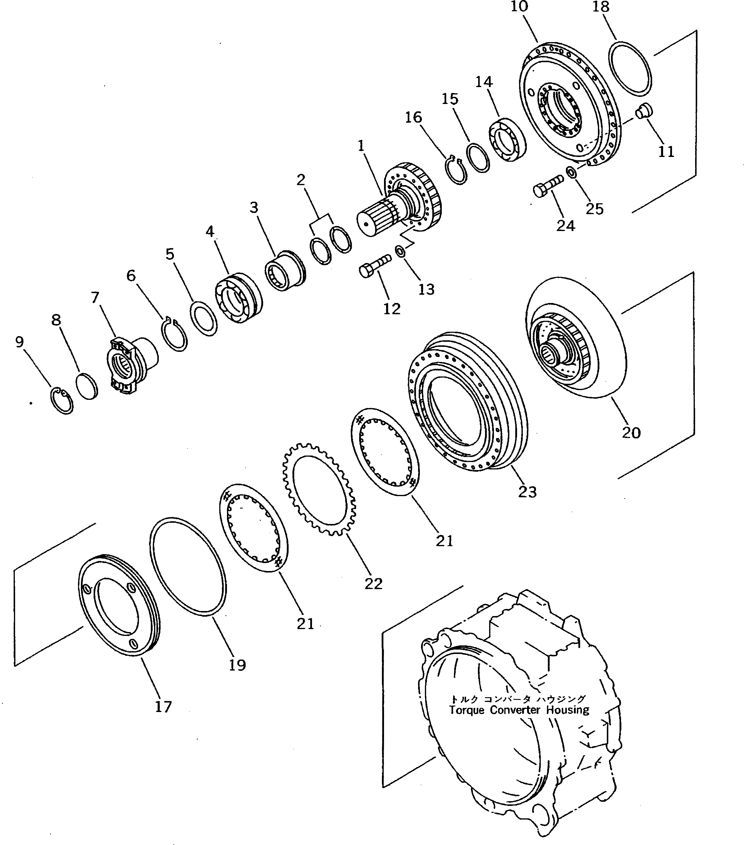 Вал 17M-13-21351 Komatsu