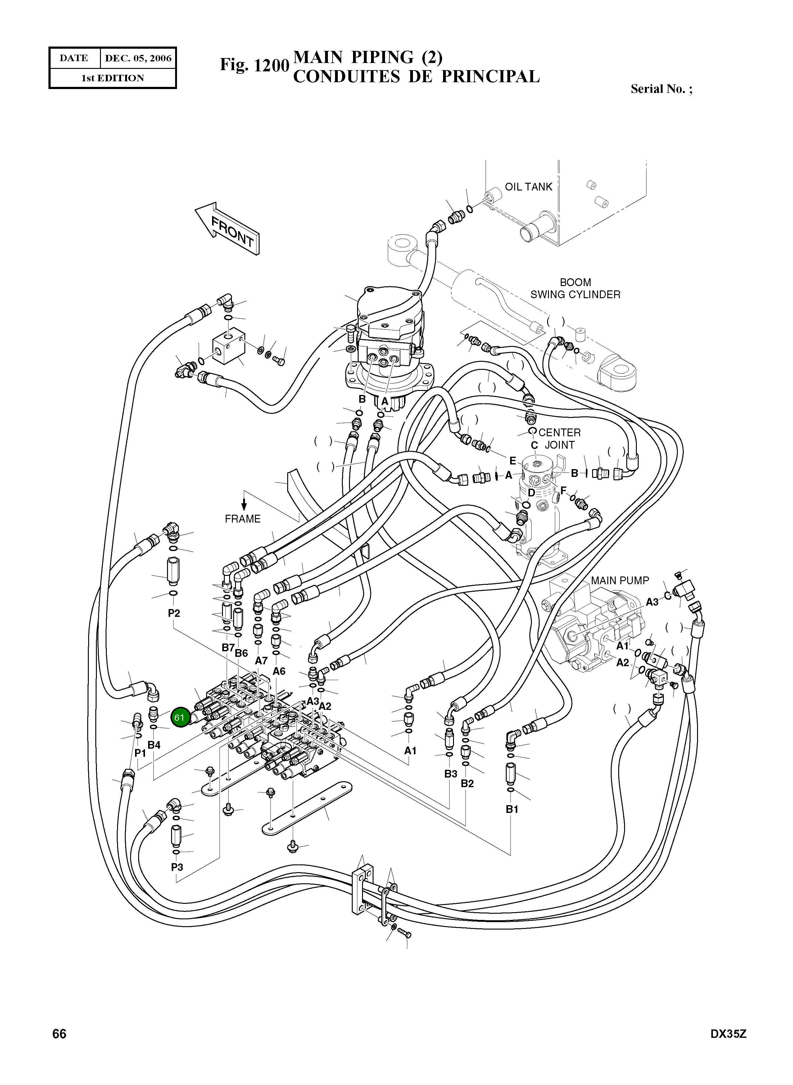 Адаптер 2181-1126D115 Komatsu