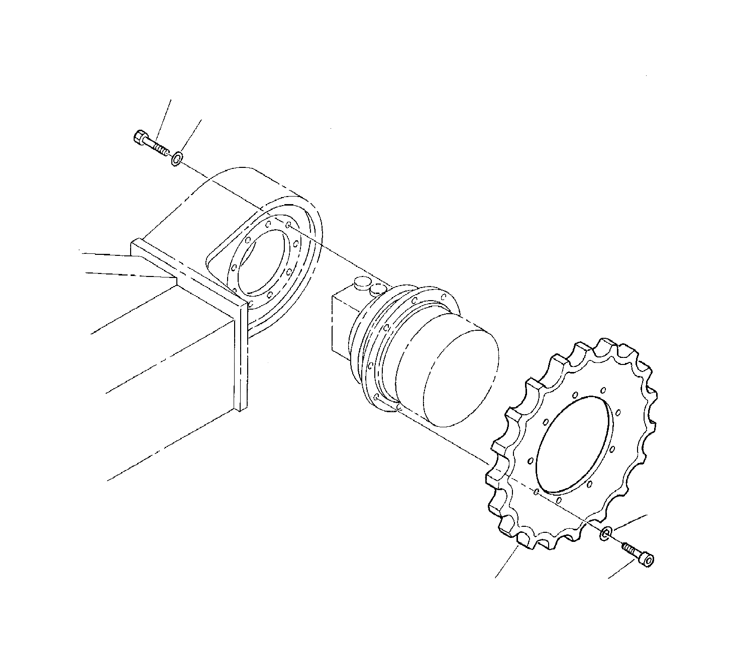 Ведущая звезда 200703097 Komatsu