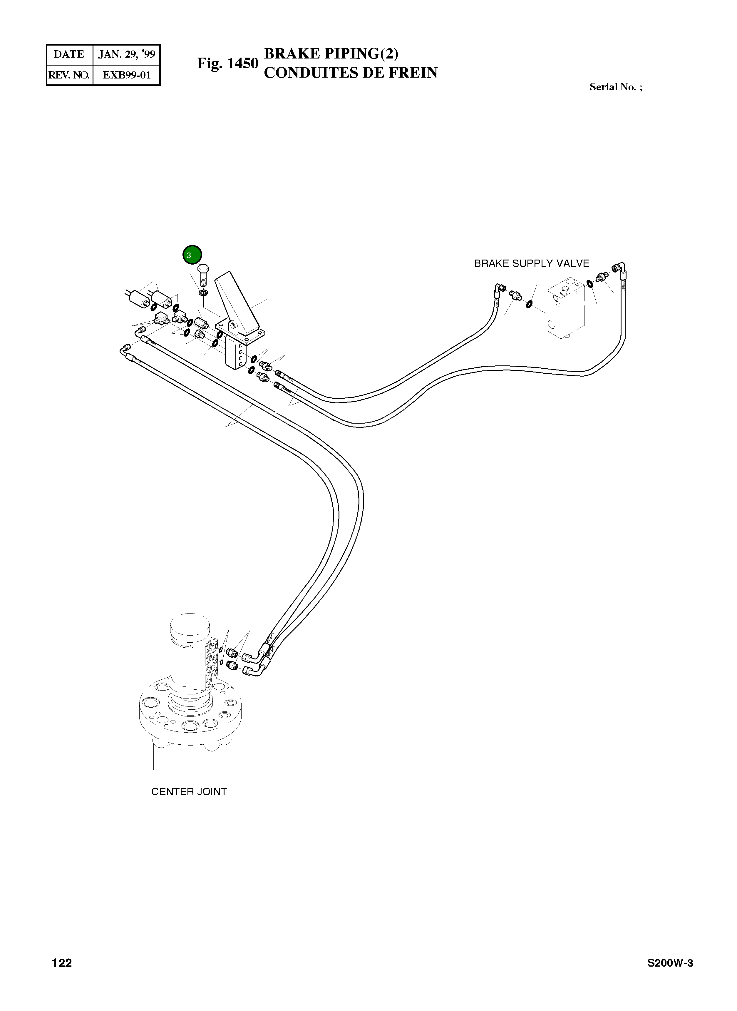 Болт M8X1.25X35 S0556053 Komatsu
