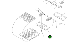 Башмак 134-32-61440 Komatsu