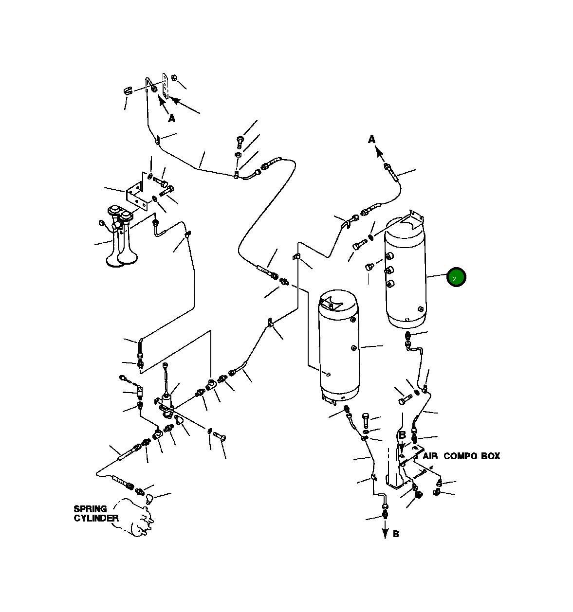 Бак 426-35-15331 Komatsu