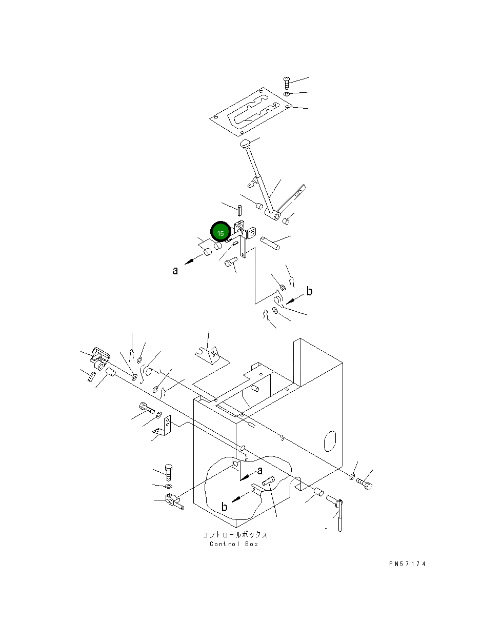 Вилка 23D-45-11360 Komatsu