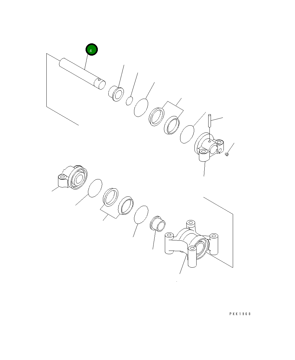 Вал 201-30-72130 Komatsu