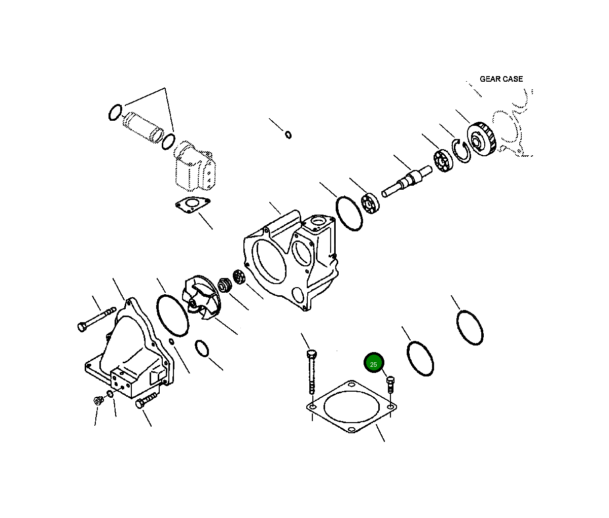 Болт (M12-1.75x65) 6216-14-1330 Komatsu