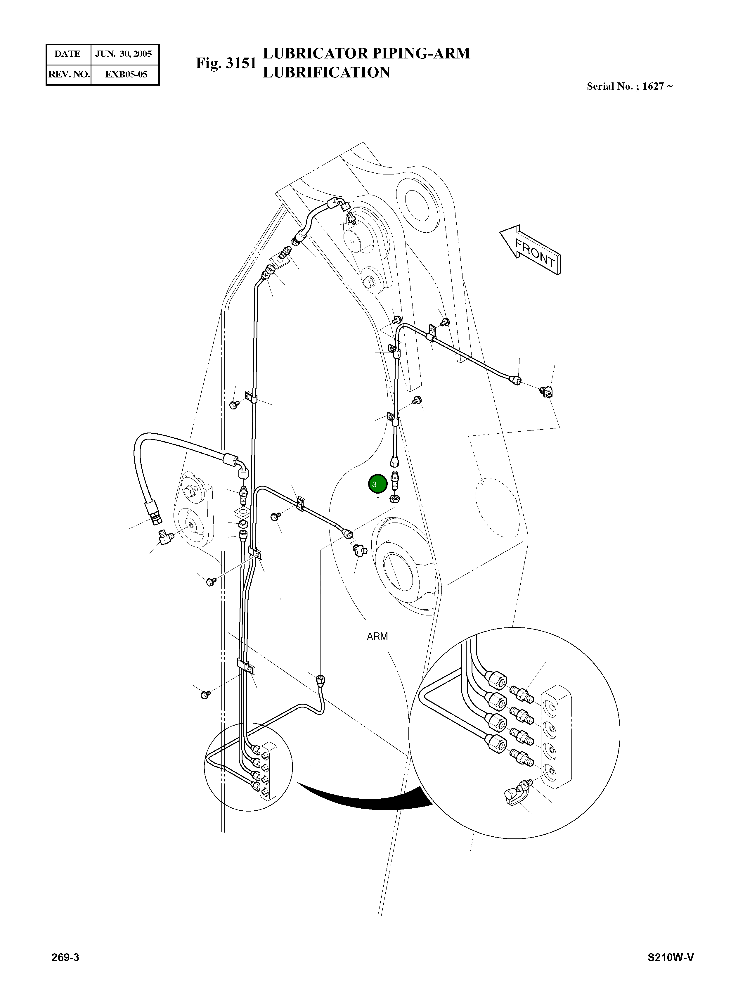 Адаптер DS2225009 Komatsu