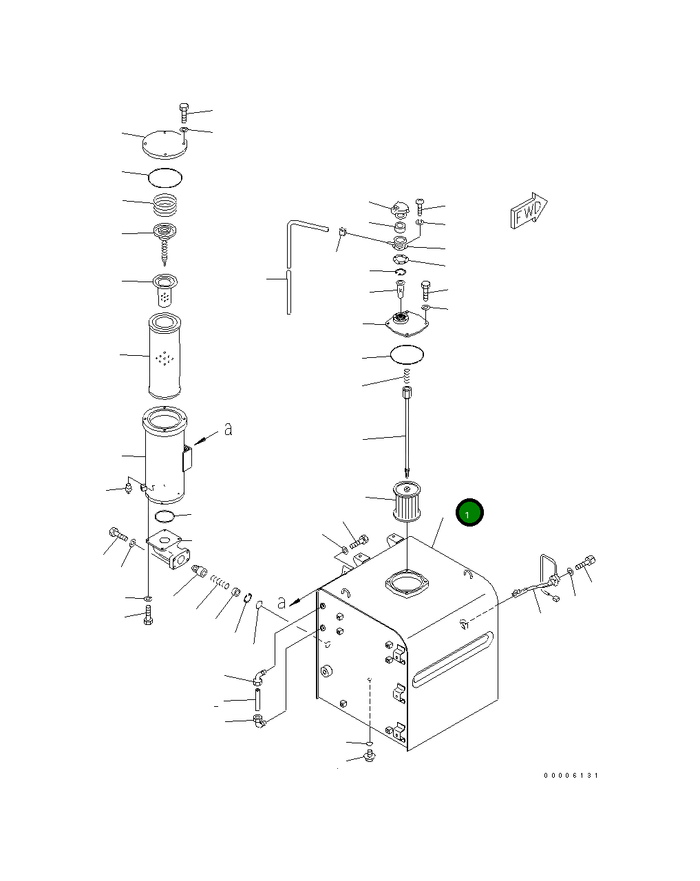 Бак 8296-60-1210 Komatsu