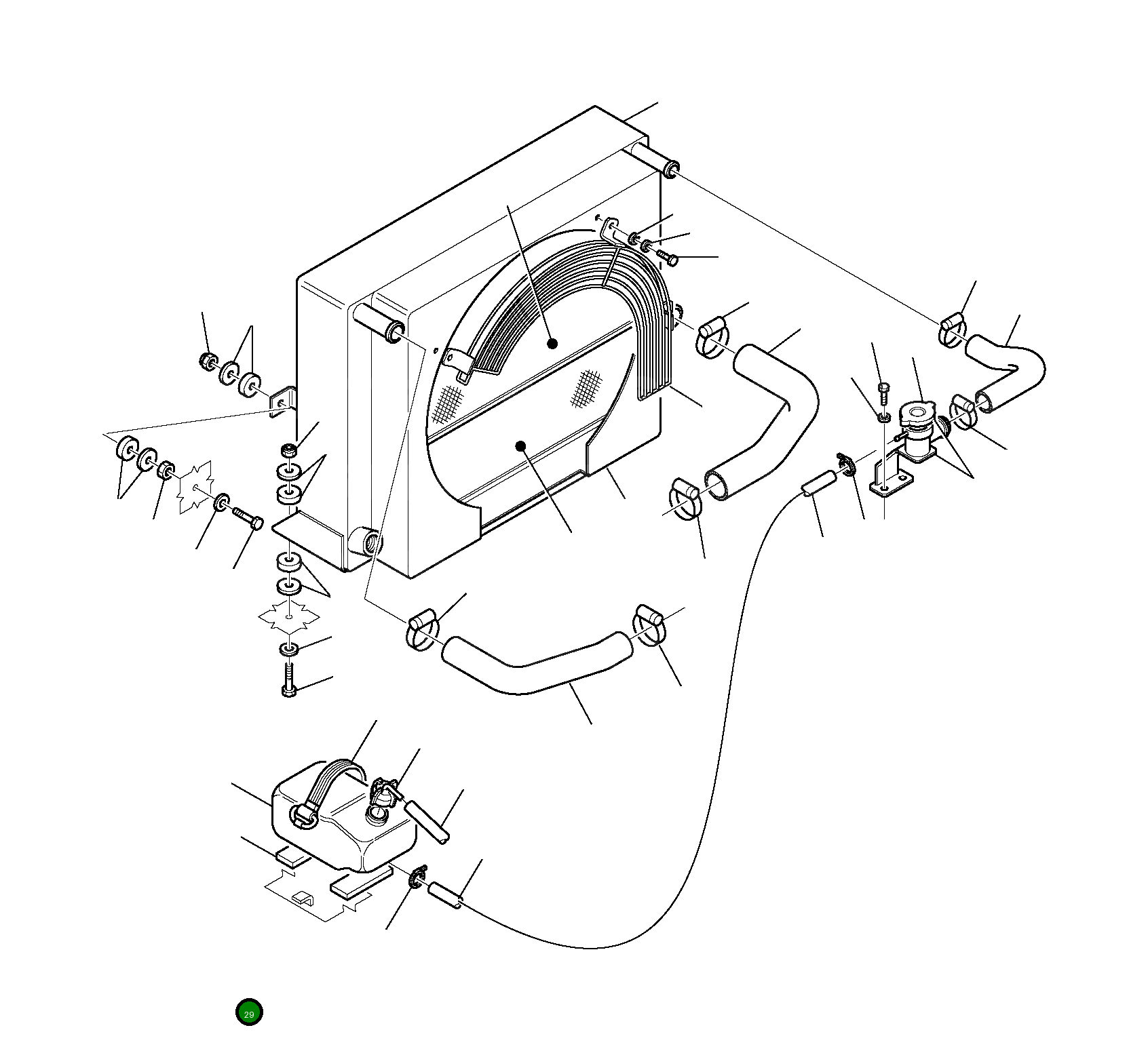 Бак 360707068 Komatsu