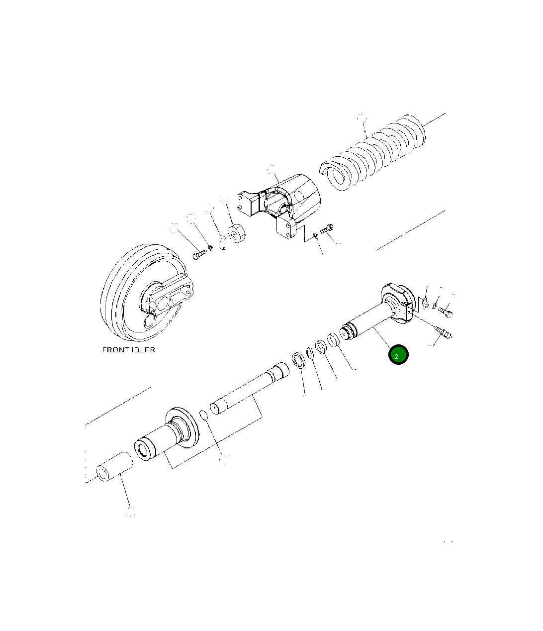 Вал 207-30-41161 Komatsu