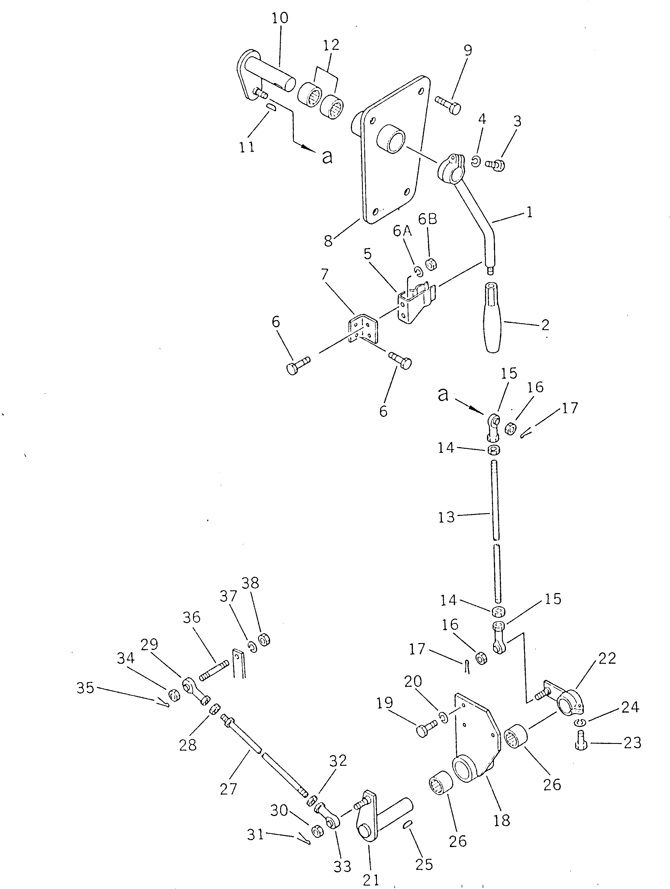 Вал 175-43-41763 Komatsu