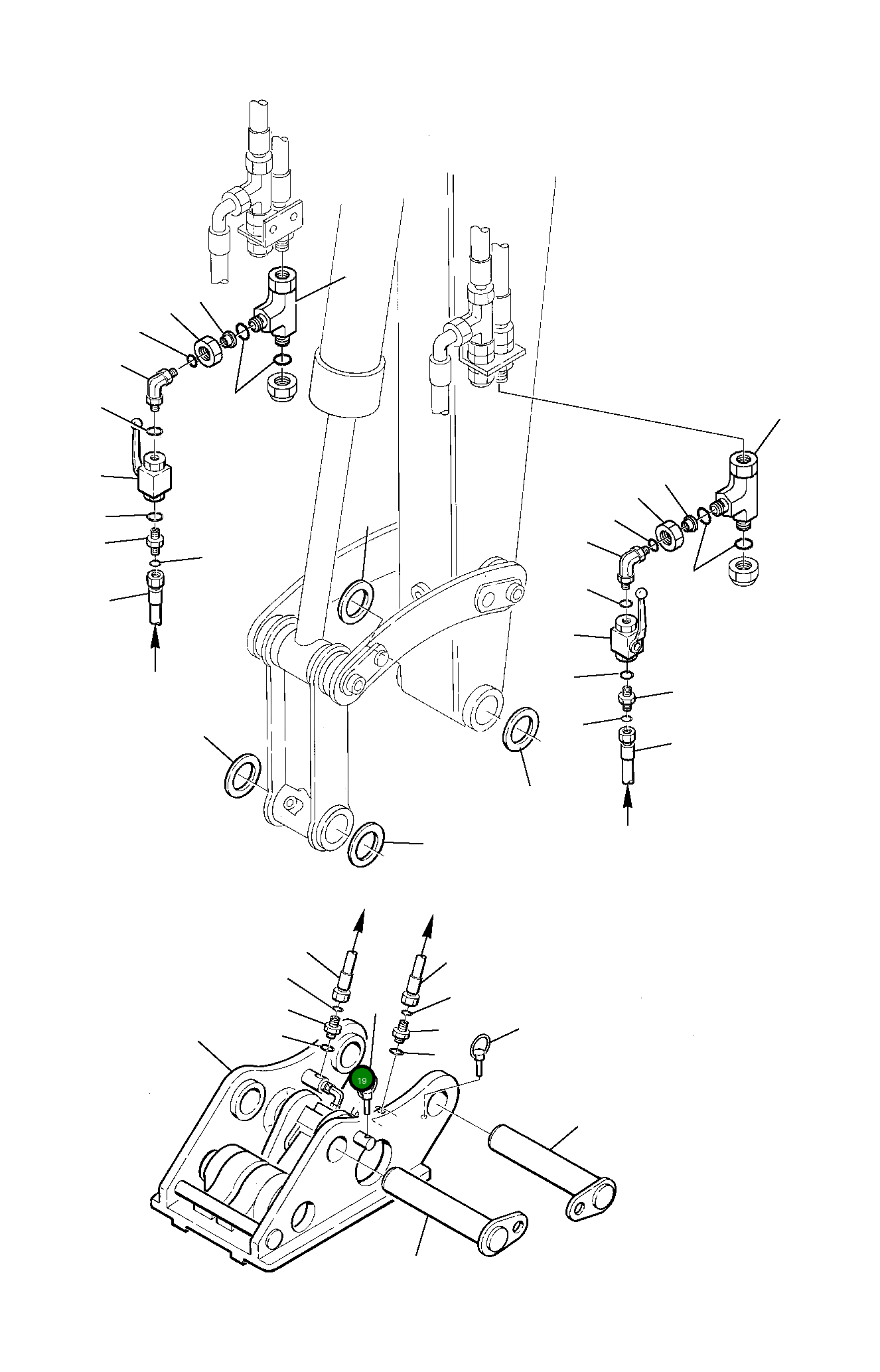 Быстроразъёмное соединение, в сборе 226-915-1110 Komatsu