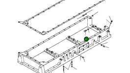 Болт (7/16-14 x 1 1/2 INCH) 6216-64-4280 Komatsu