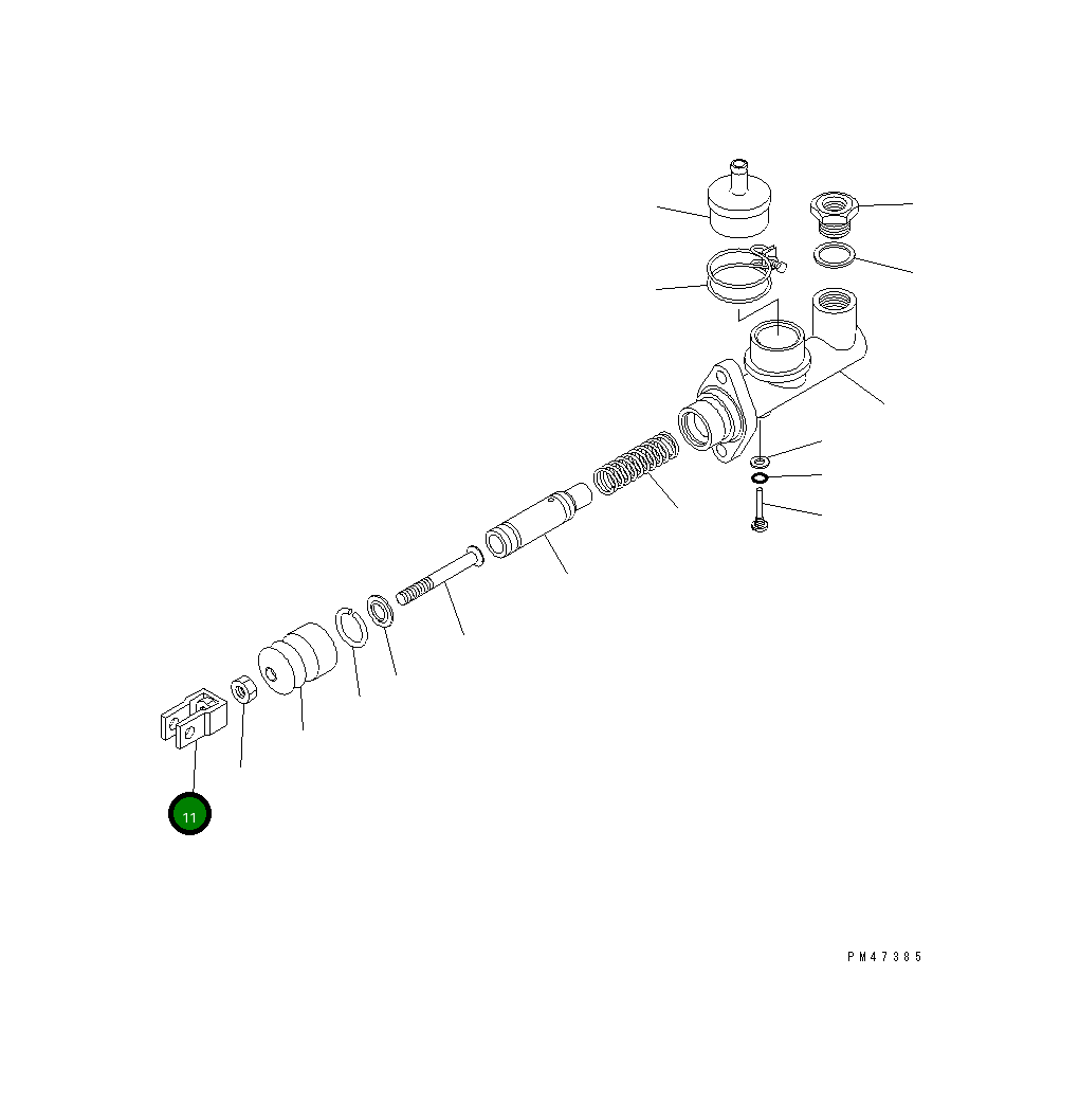 Вилка 22T-43-14490 Komatsu