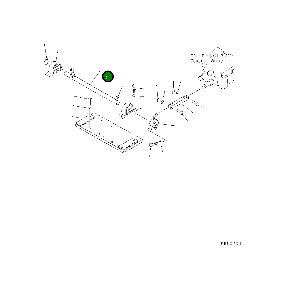 Вал 234-43-37730 Komatsu