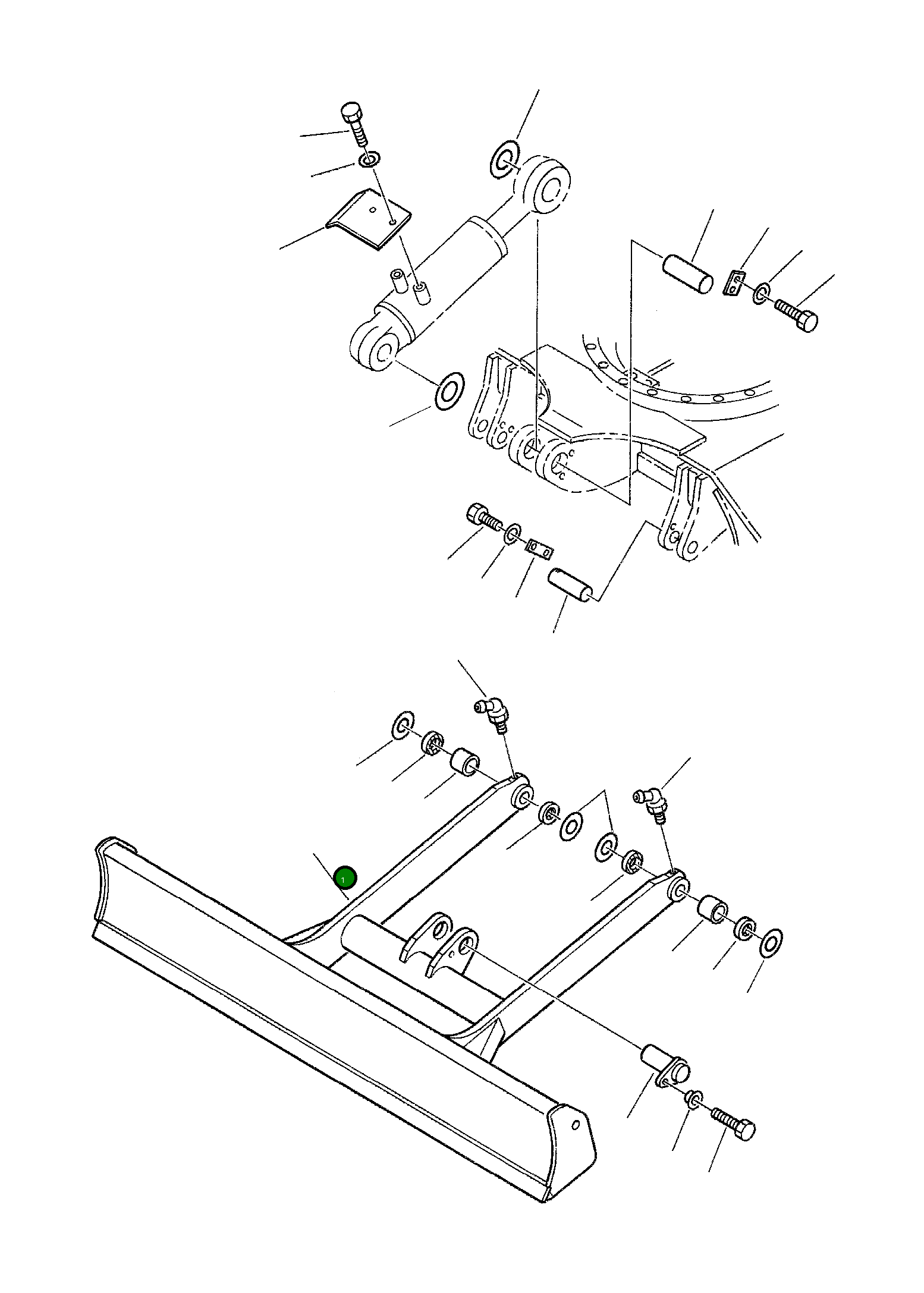 Бульдозерный отвал 200514052 Komatsu