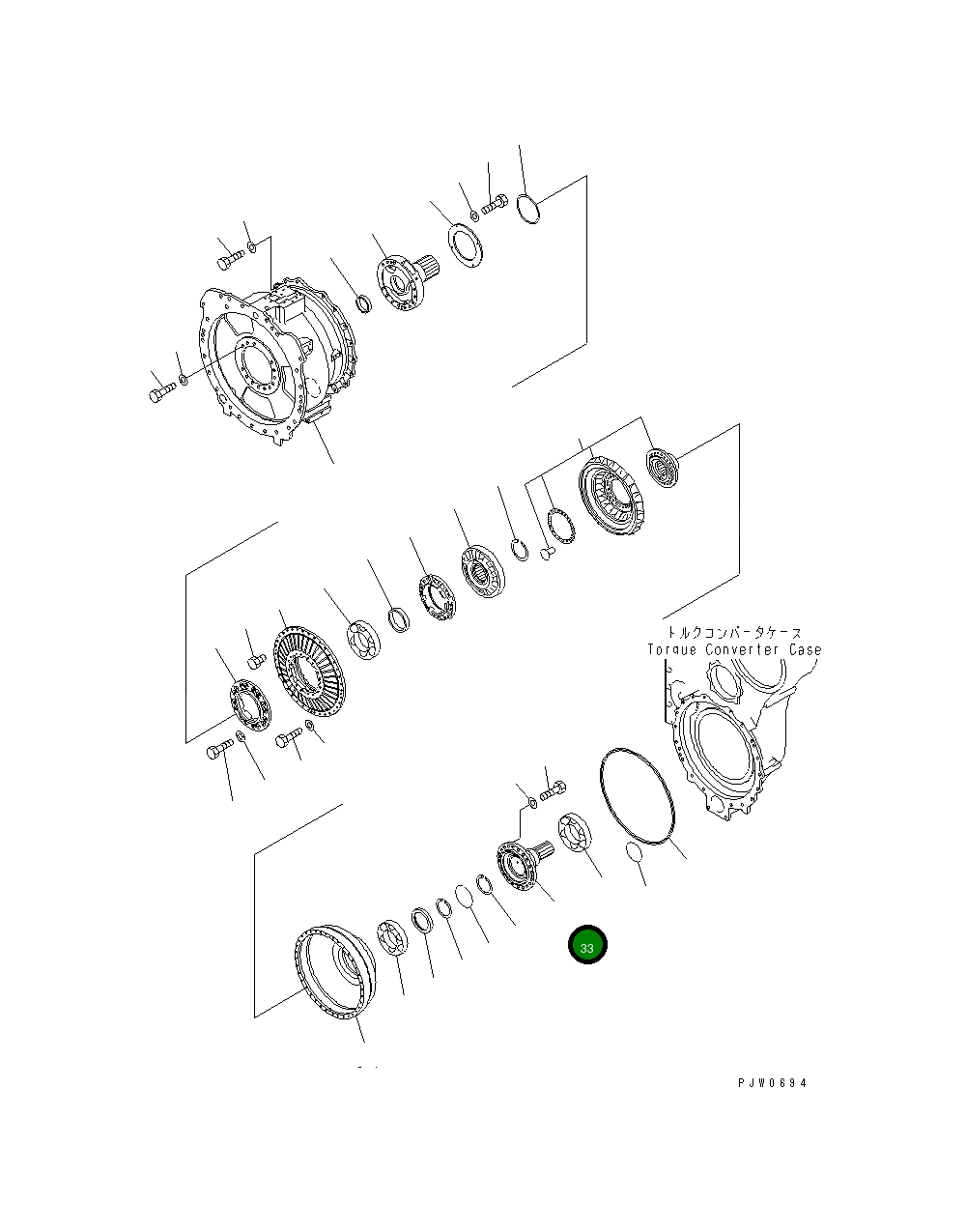 Вал 42C-13-11350 Komatsu