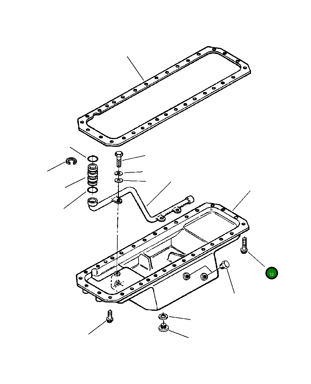 Болт (M10x1.50x55) 1310 934 H1 Komatsu