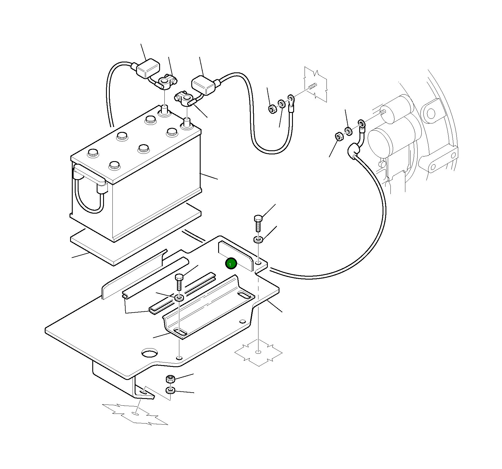 Аккумулятор 885010051 Komatsu
