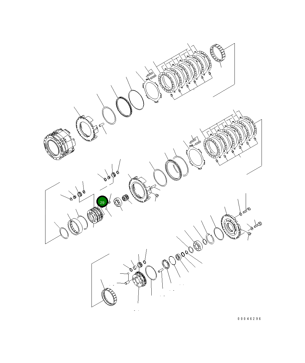 Вал 426-15-42520 Komatsu