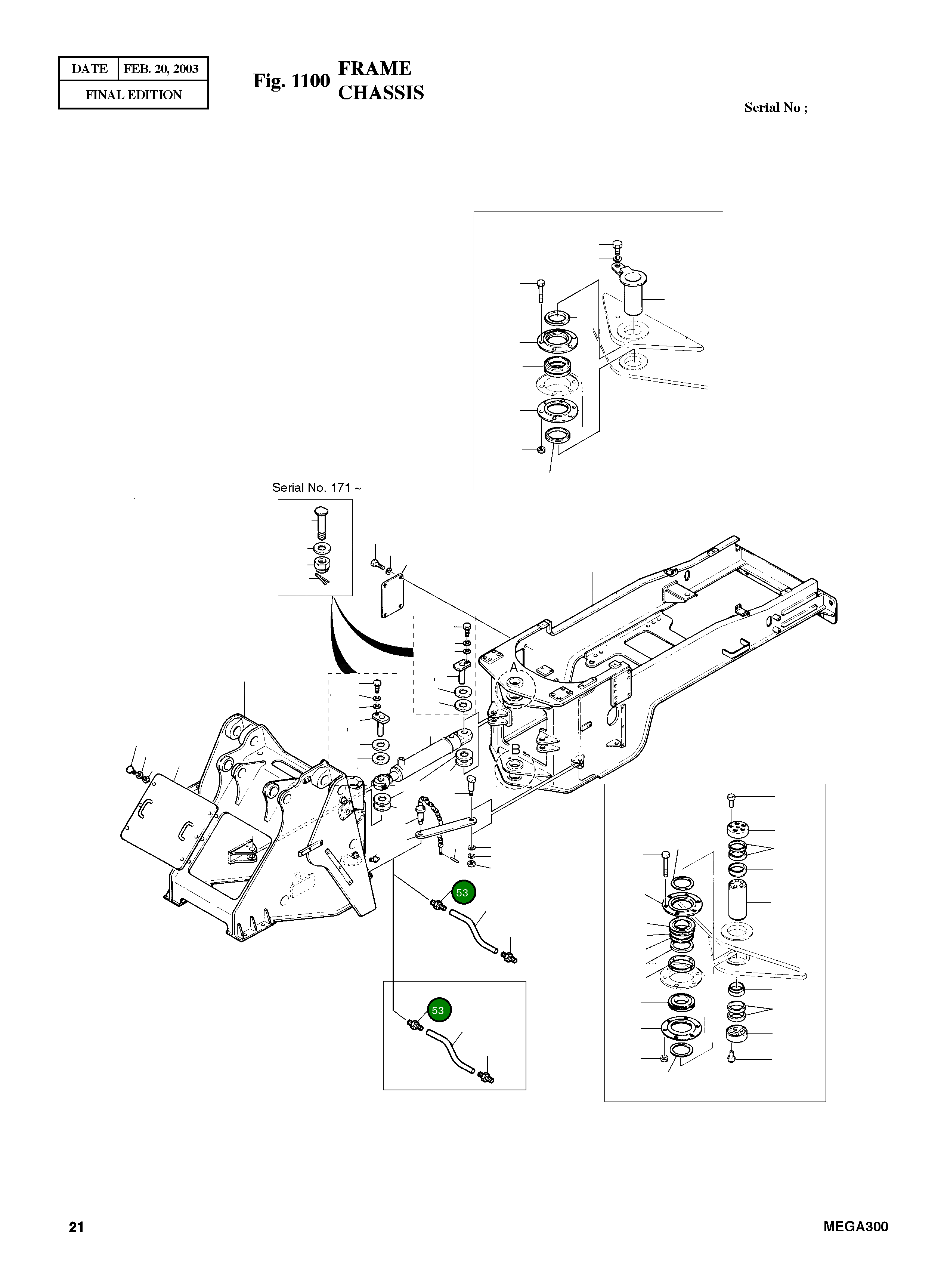 Адаптер 2181-1110D41 Komatsu