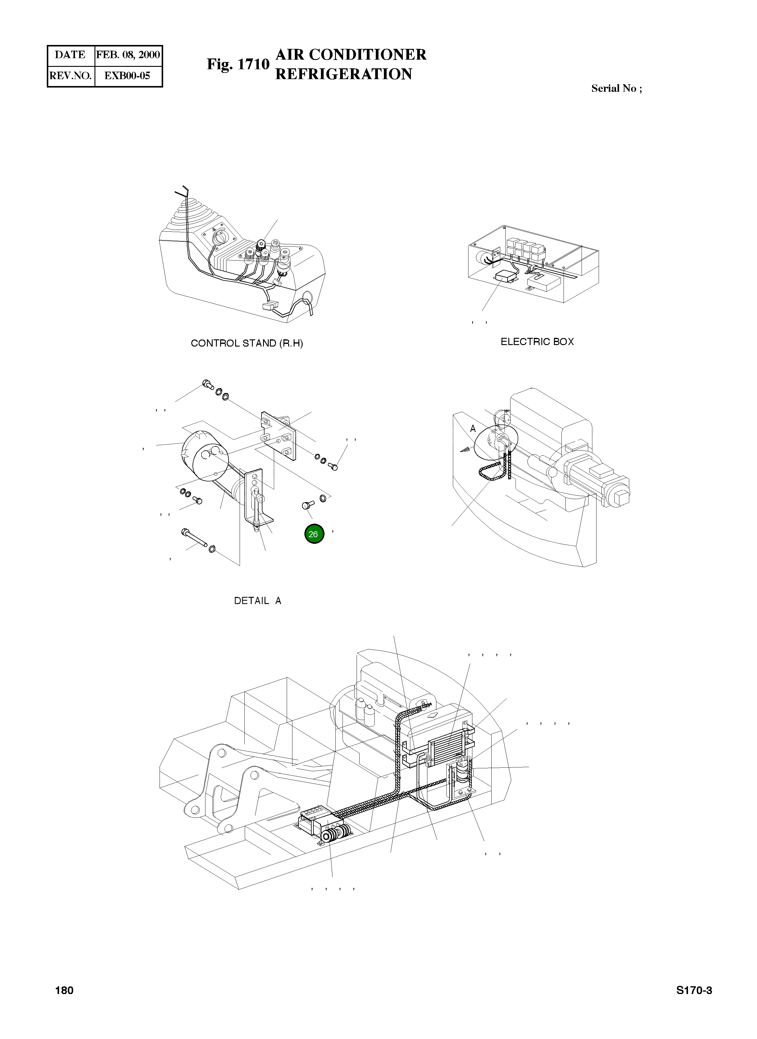 Болт M10X1.25X35 S0712363 Komatsu