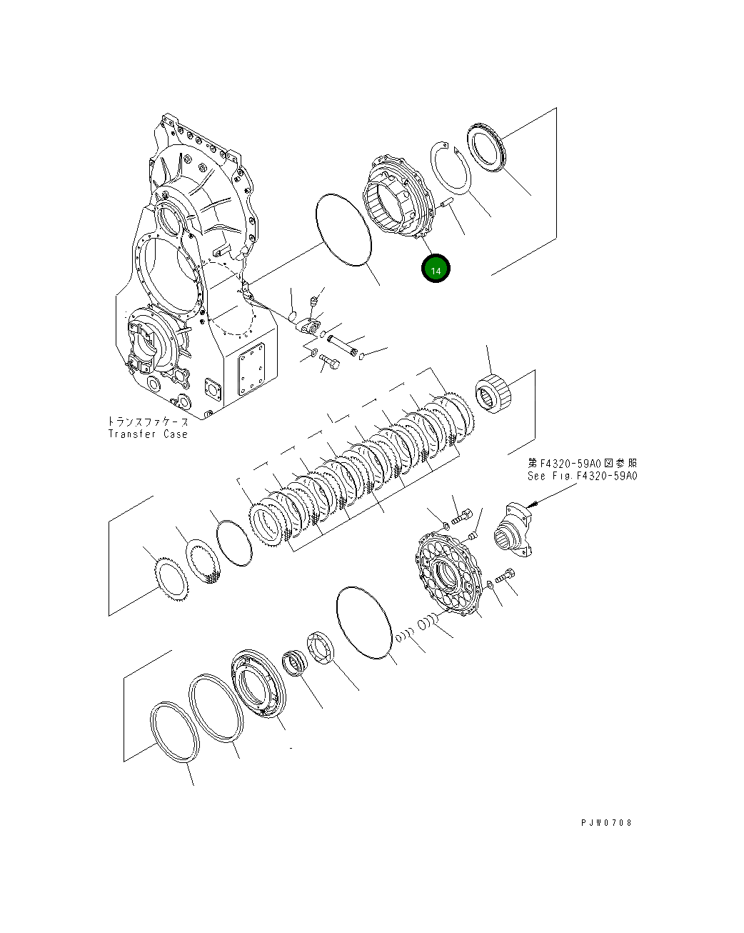 Барабан 42C-32-18320 Komatsu