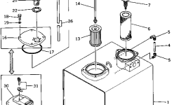 Бак 203-60-31113 Komatsu