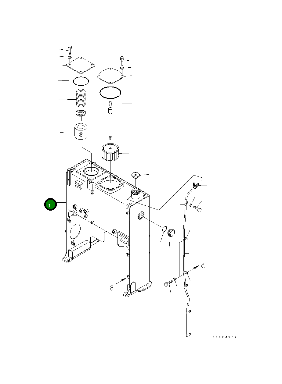 Бак 23C-60-51113 Komatsu